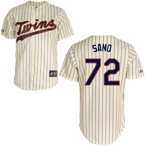 Miguel Sano #72 mlb Jersey-Minnesota Twins Women's Authentic Alternate 3 White Baseball Jersey